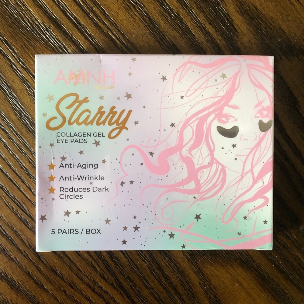 AMNH Starry Collagen Gel Eye Pads (5 pairs/box)
